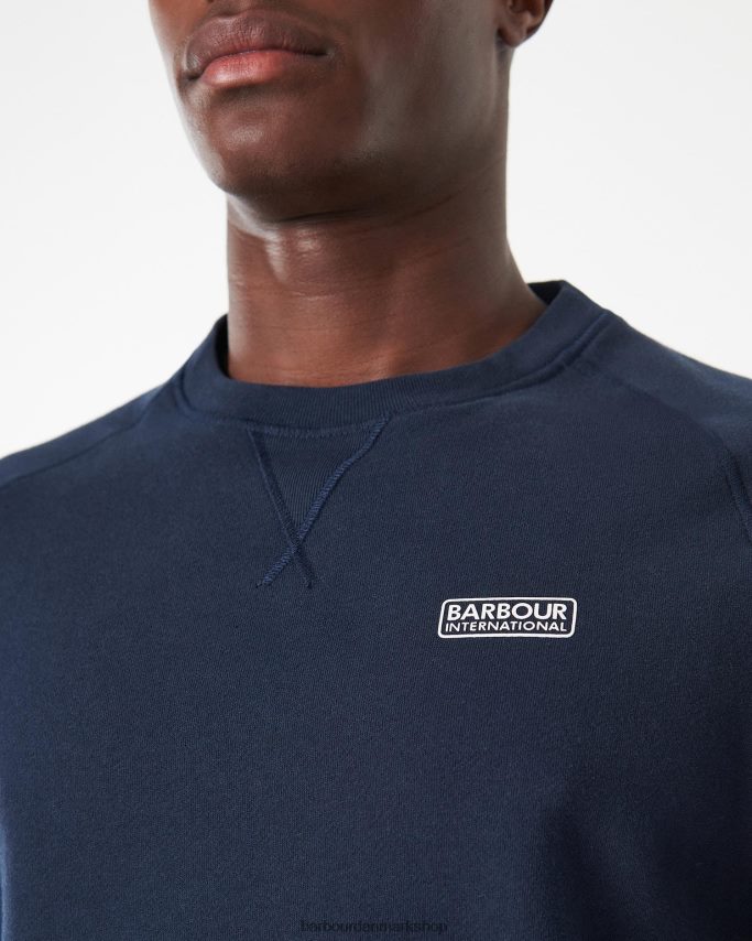 antracit mergel international sweatshirt med rund hals BR2BR21019 Mænd Barbour tøj