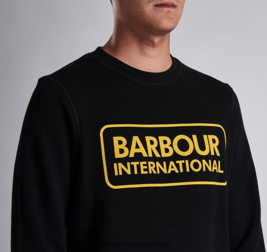 antracit mergel international sweatshirt stort logo BR2BR21023 Mænd Barbour tøj