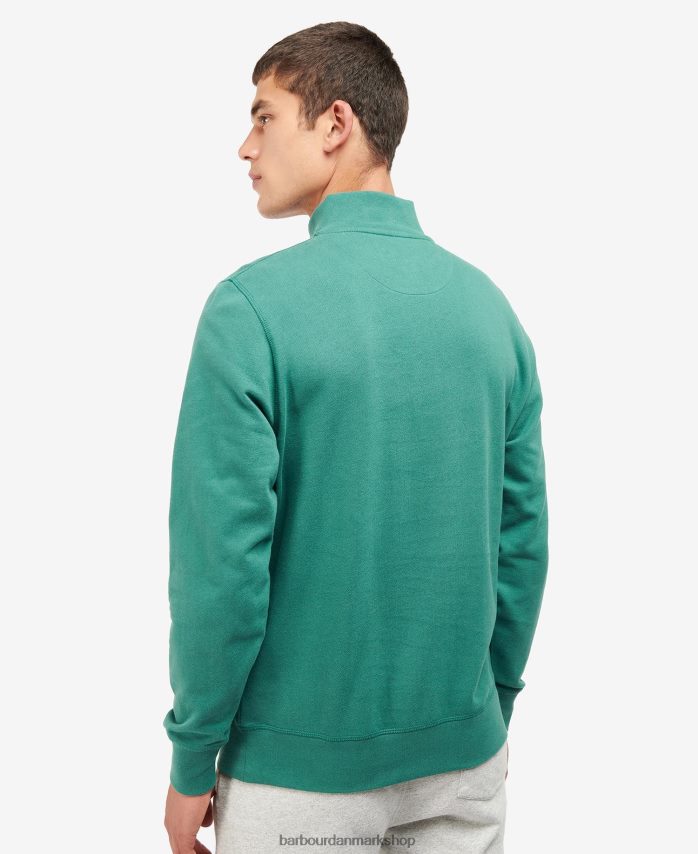 dyb blå trinity halv lynlås BR2BR21055 Mænd Barbour tøj