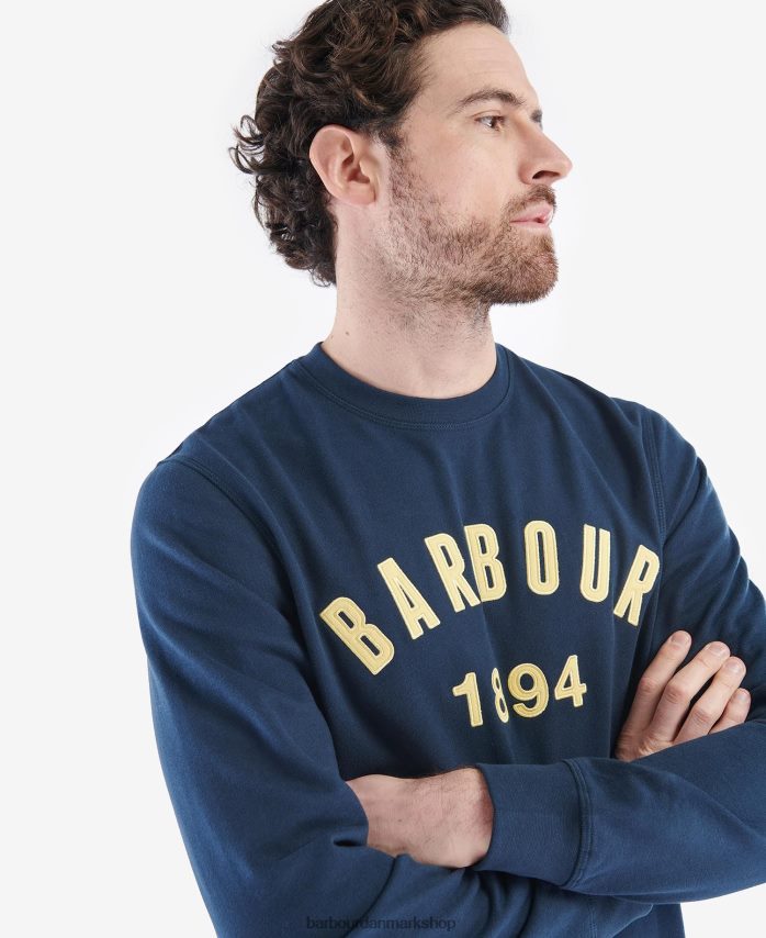 ecru john crew sweatshirt BR2BR21054 Mænd Barbour tøj