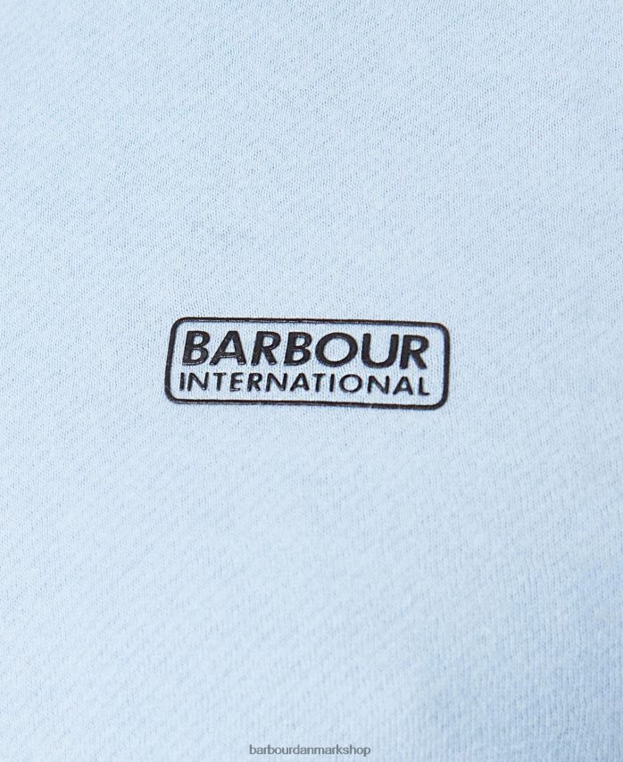 falmet blå essentiel sweatshirt med halv lynlås BR2BR2999 Mænd Barbour tøj