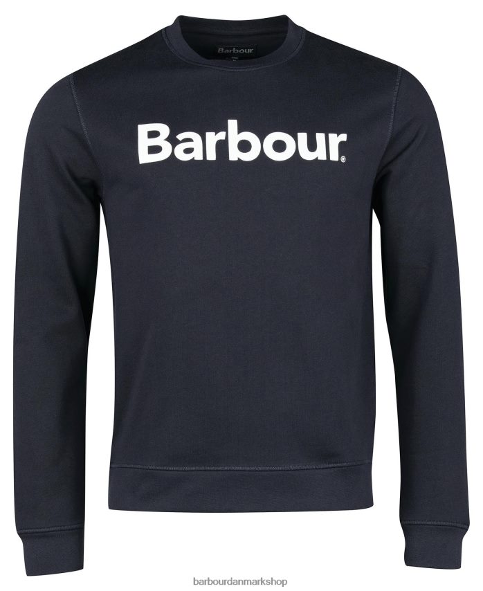 flåde logo sweatshirt med rund hals BR2BR21028 Mænd Barbour tøj