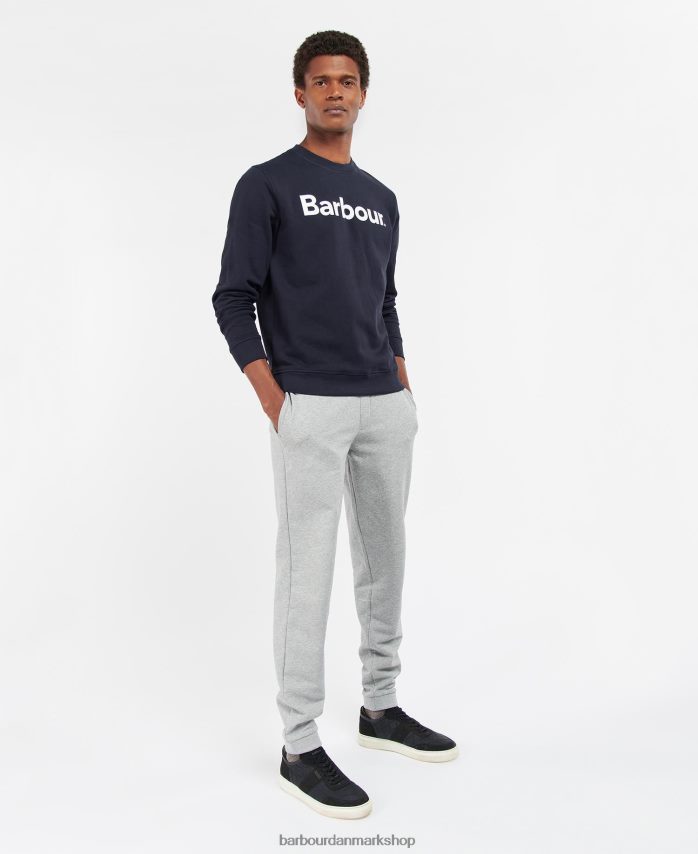 flåde logo sweatshirt med rund hals BR2BR21028 Mænd Barbour tøj