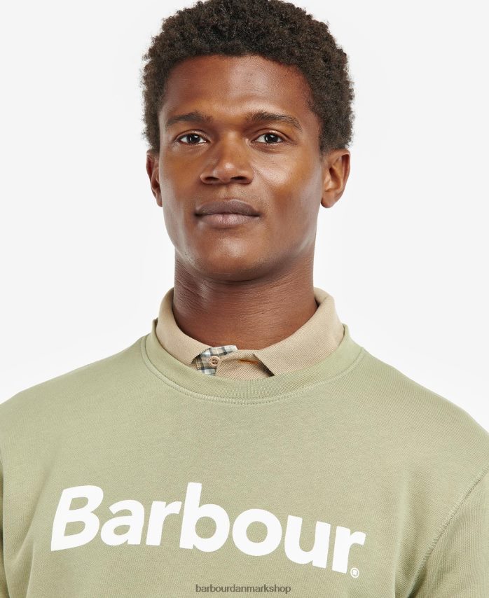 flåde logo sweatshirt med rund hals BR2BR21032 Mænd Barbour tøj