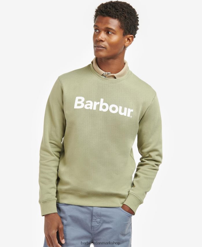 flåde logo sweatshirt med rund hals BR2BR21032 Mænd Barbour tøj