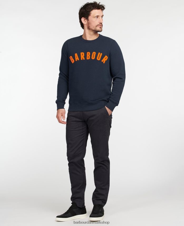 flåde prep logo sweatshirt BR2BR21006 Mænd Barbour tøj