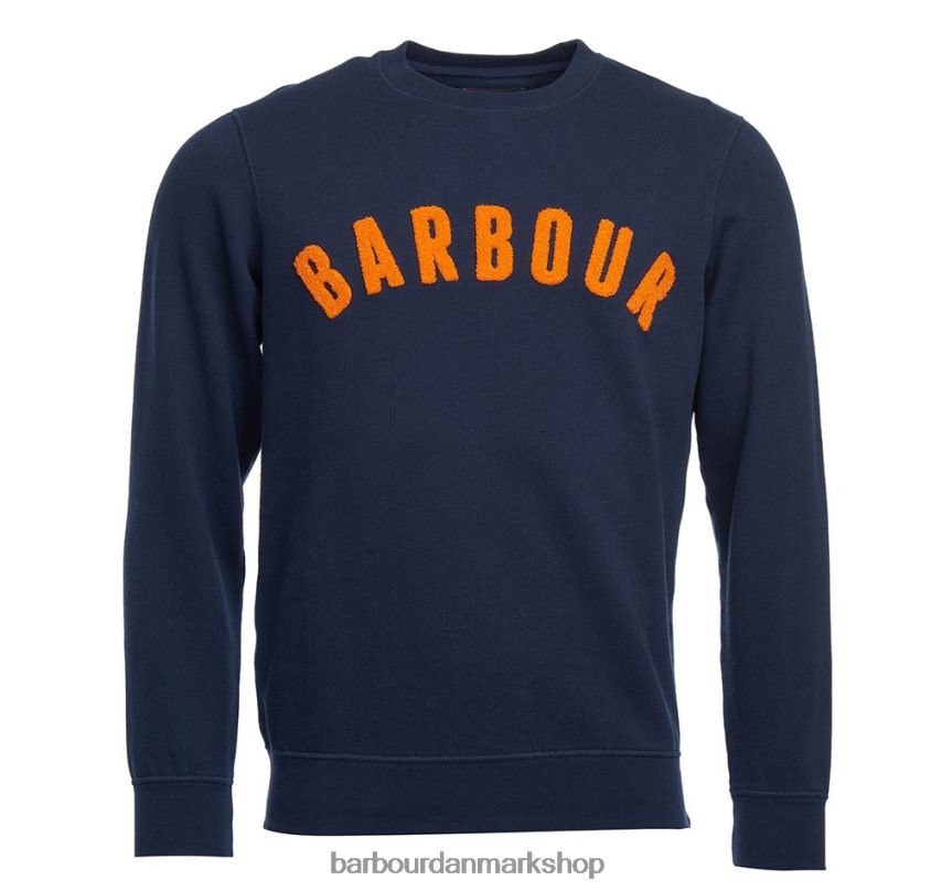 flåde prep logo sweatshirt BR2BR21006 Mænd Barbour tøj