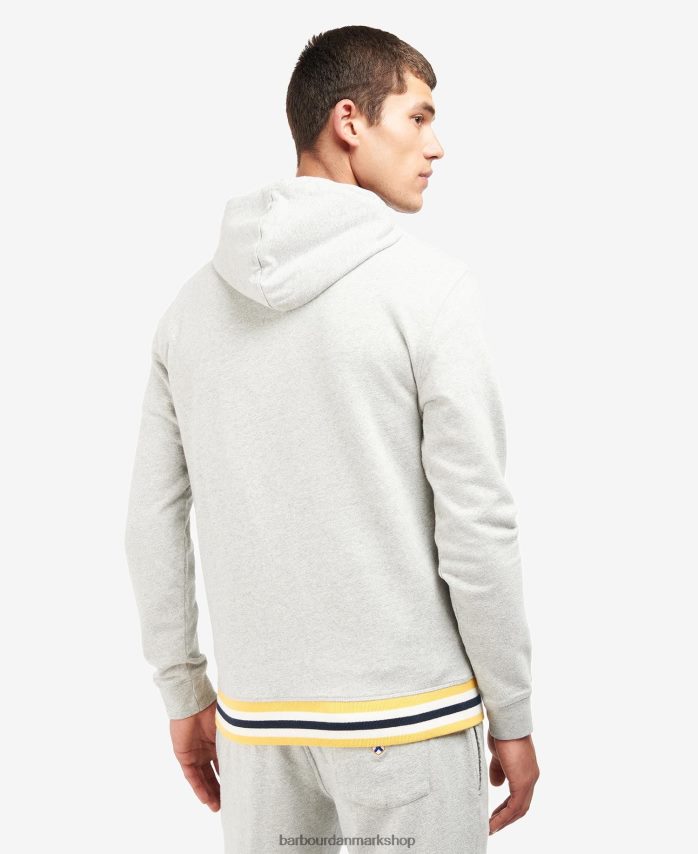 grå mergel linacre logo hættetrøje BR2BR21027 Mænd Barbour tøj
