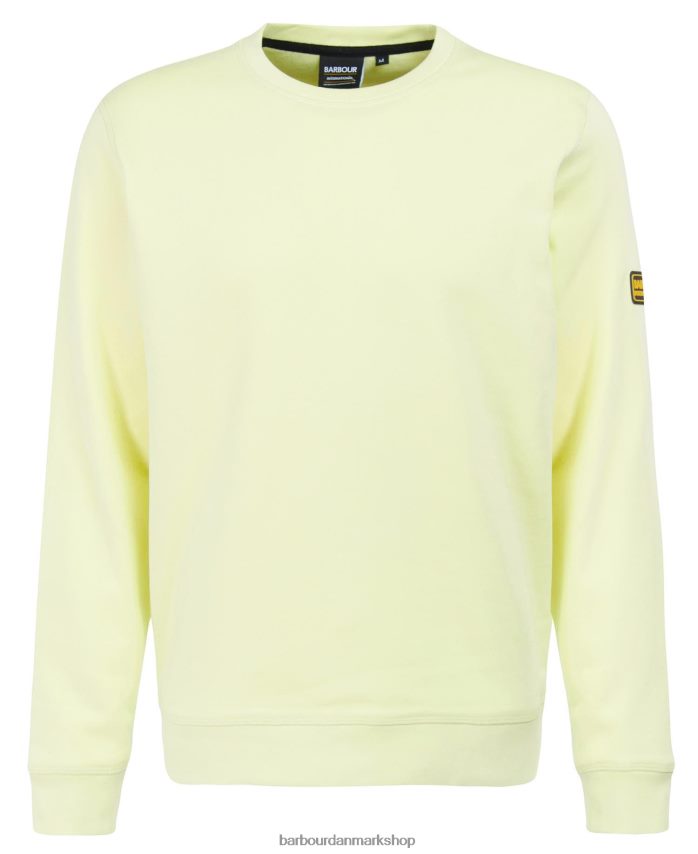 gul dis racer badge sweatshirt BR2BR21039 Mænd Barbour tøj