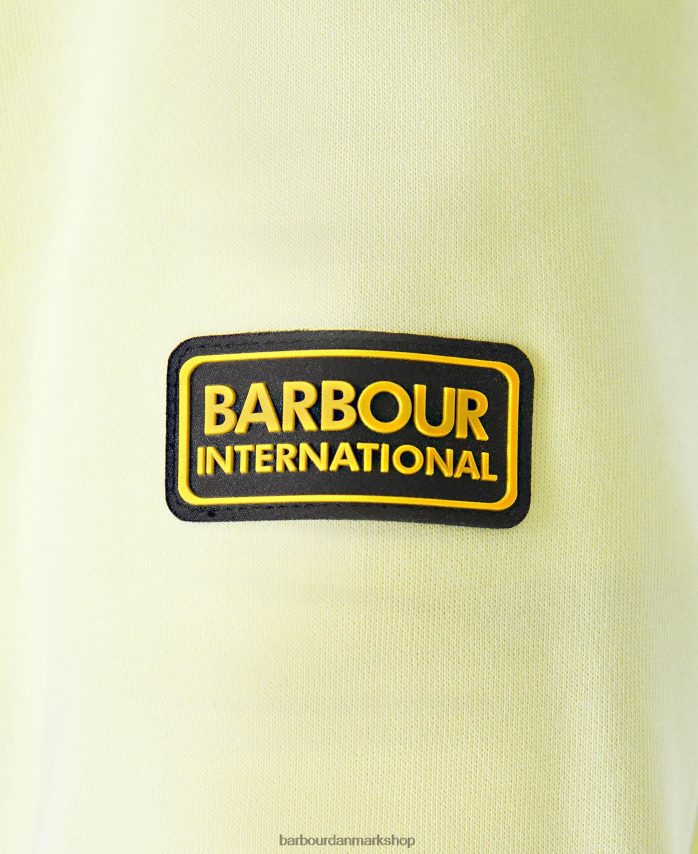 gul dis racer badge sweatshirt BR2BR21039 Mænd Barbour tøj