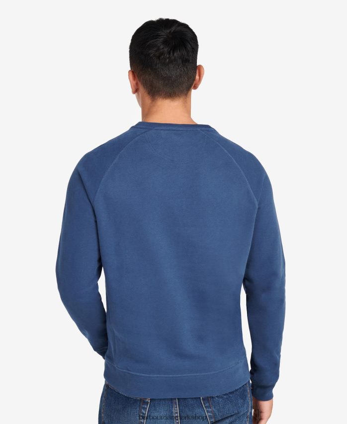 hviske hvid holts grafisk sweatshirt BR2BR21053 Mænd Barbour tøj