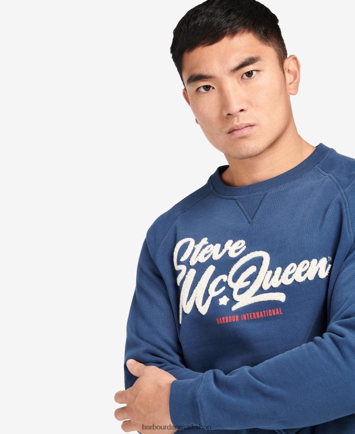 hviske hvid holts grafisk sweatshirt BR2BR21053 Mænd Barbour tøj