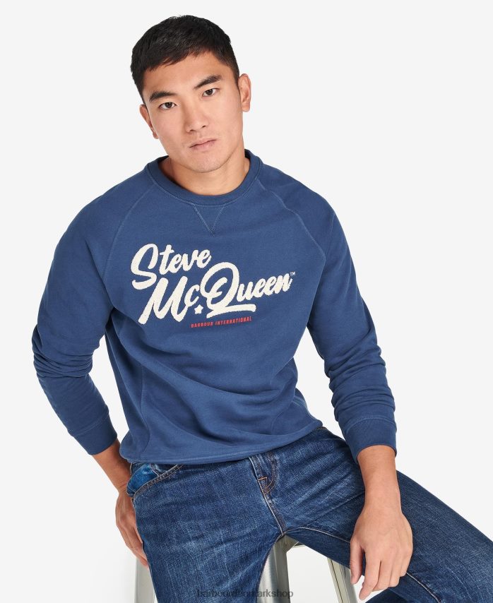 hviske hvid holts grafisk sweatshirt BR2BR21053 Mænd Barbour tøj