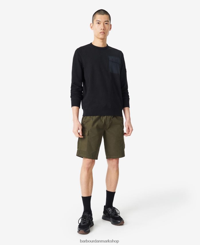 klassisk sort banks sweatshirt BR2BR21025 Mænd Barbour tøj