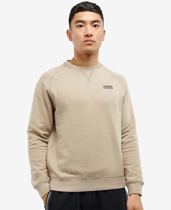 pudder blå essentiel sweatshirt med rund hals BR2BR21072 Mænd Barbour tøj