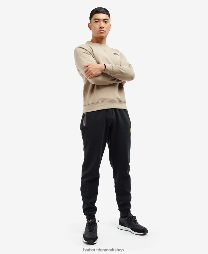 pudder blå essentiel sweatshirt med rund hals BR2BR21072 Mænd Barbour tøj