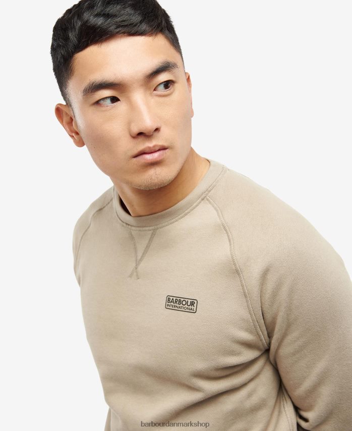 pudder blå essentiel sweatshirt med rund hals BR2BR21072 Mænd Barbour tøj