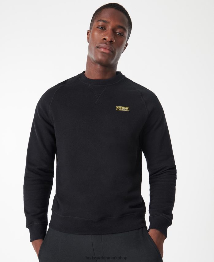 sort international sweatshirt med rund hals BR2BR21010 Mænd Barbour tøj