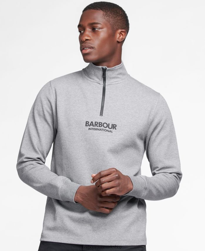sort transmission halv lynlås sweatshirt BR2BR2995 Mænd Barbour tøj
