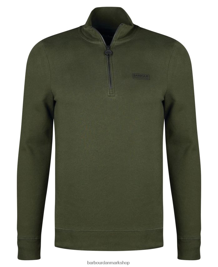 tømmerulv essentiel sweatshirt med halv lynlås BR2BR2984 Mænd Barbour tøj