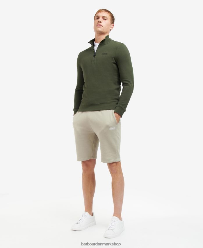 tømmerulv essentiel sweatshirt med halv lynlås BR2BR2984 Mænd Barbour tøj