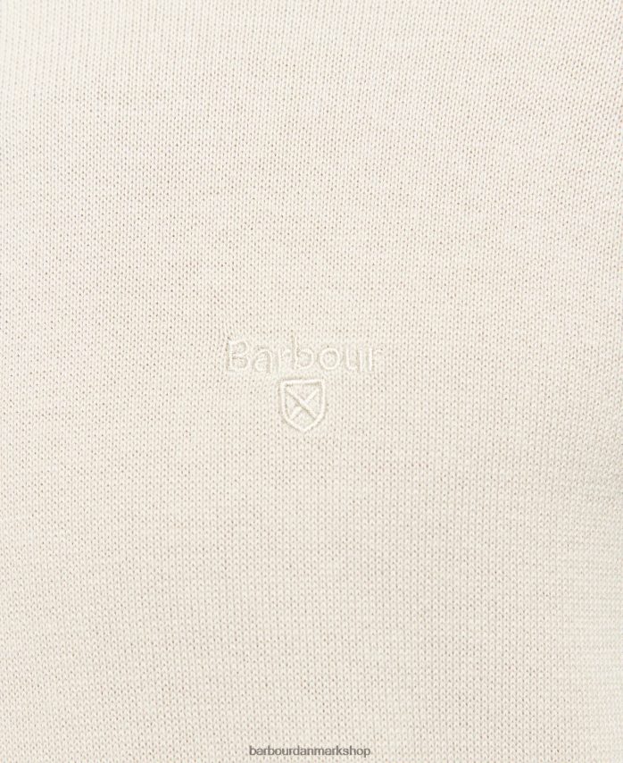 agave grøn pima bomuldstrøje med rund hals BR2BR21104 Mænd Barbour tøj