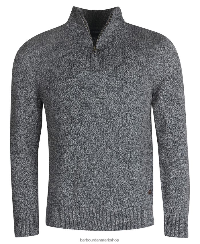 flåde bomuld twist nelson halv lynlås BR2BR21101 Mænd Barbour tøj