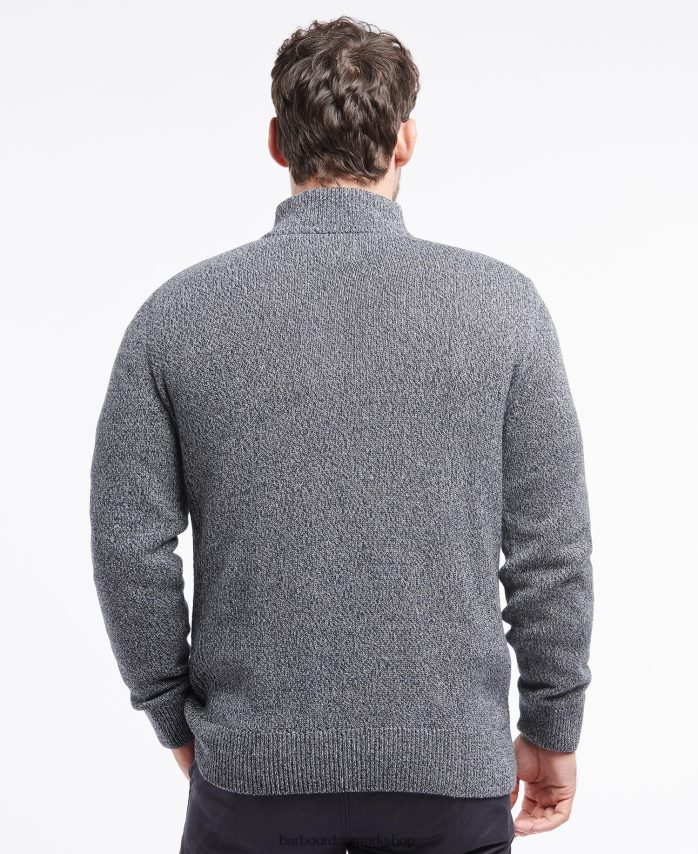 flåde bomuld twist nelson halv lynlås BR2BR21101 Mænd Barbour tøj