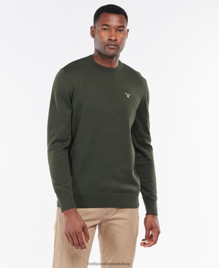 flåde økologisk crew jumper BR2BR21103 Mænd Barbour tøj