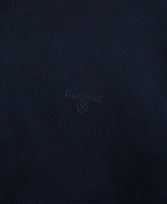 grå mergel abhainn sweater med lynlås BR2BR21084 Mænd Barbour tøj