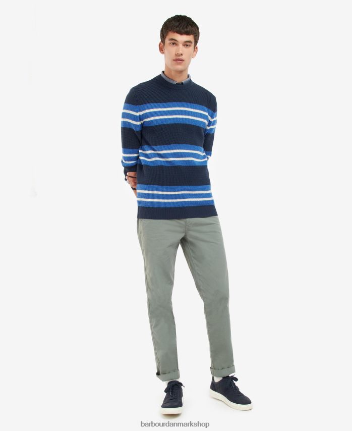 klassisk flåde blaydon stribet sweatshirt BR2BR21122 Mænd Barbour tøj
