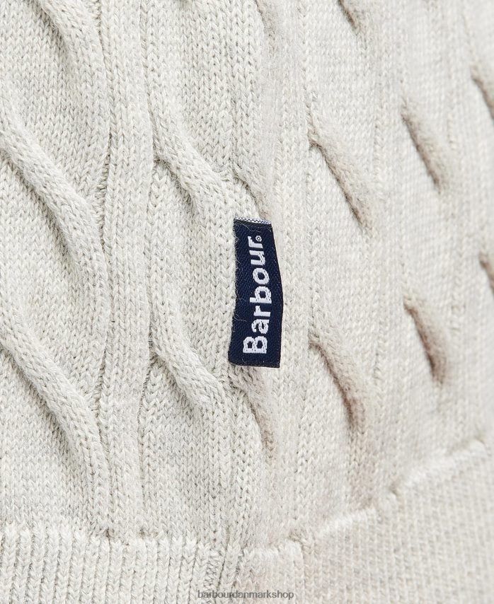 let mos kabelstrik halv lynlås BR2BR21090 Mænd Barbour tøj