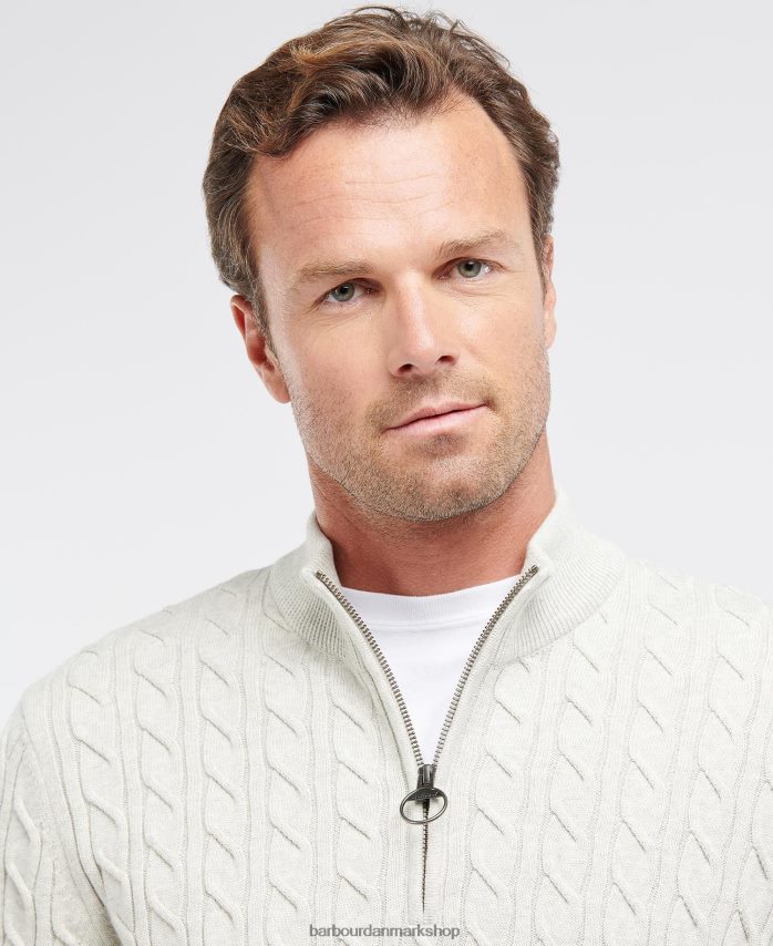 let mos kabelstrik halv lynlås BR2BR21090 Mænd Barbour tøj