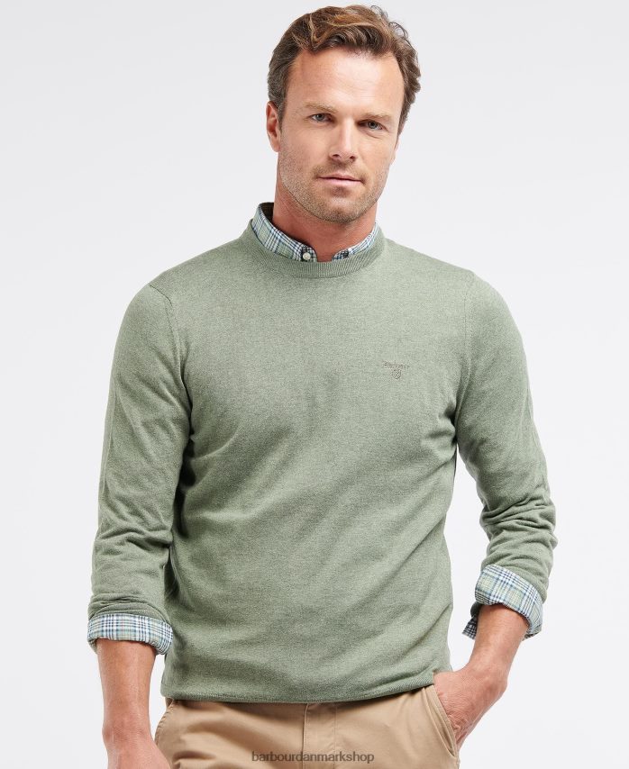 lyseblå let bomuldsbesætning BR2BR21074 Mænd Barbour tøj