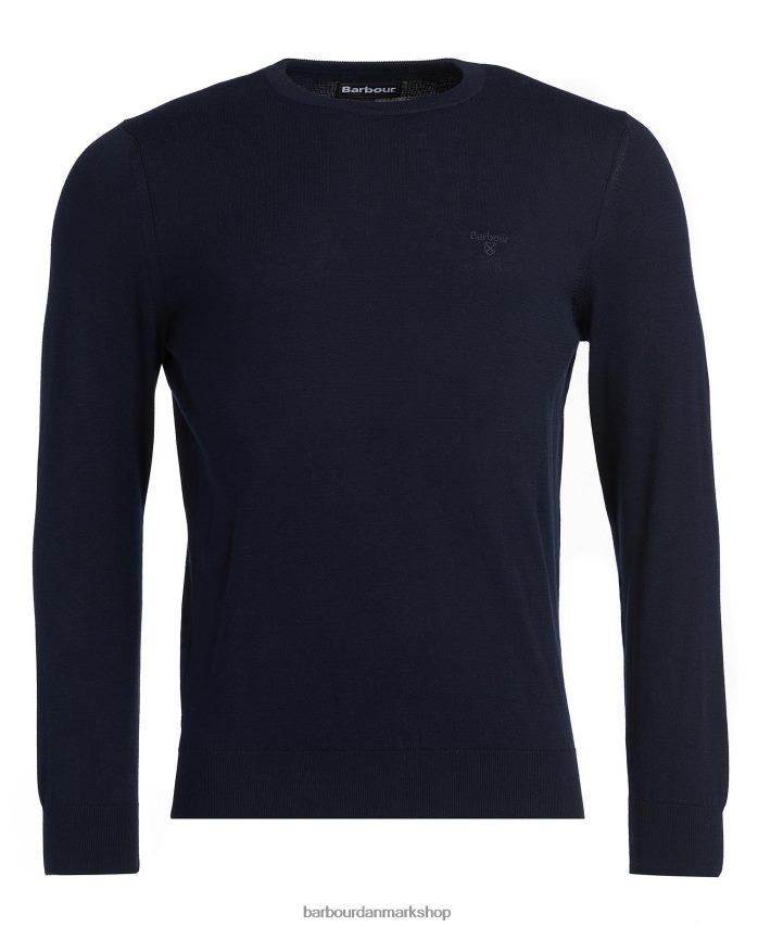 lyseblå let bomuldstrøje BR2BR21089 Mænd Barbour tøj