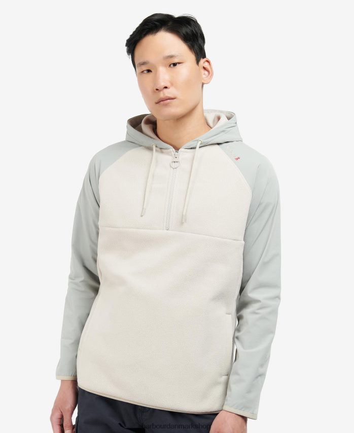 paloma newfield fleece-hættetrøje med halv lynlås BR2BR21132 Mænd Barbour tøj