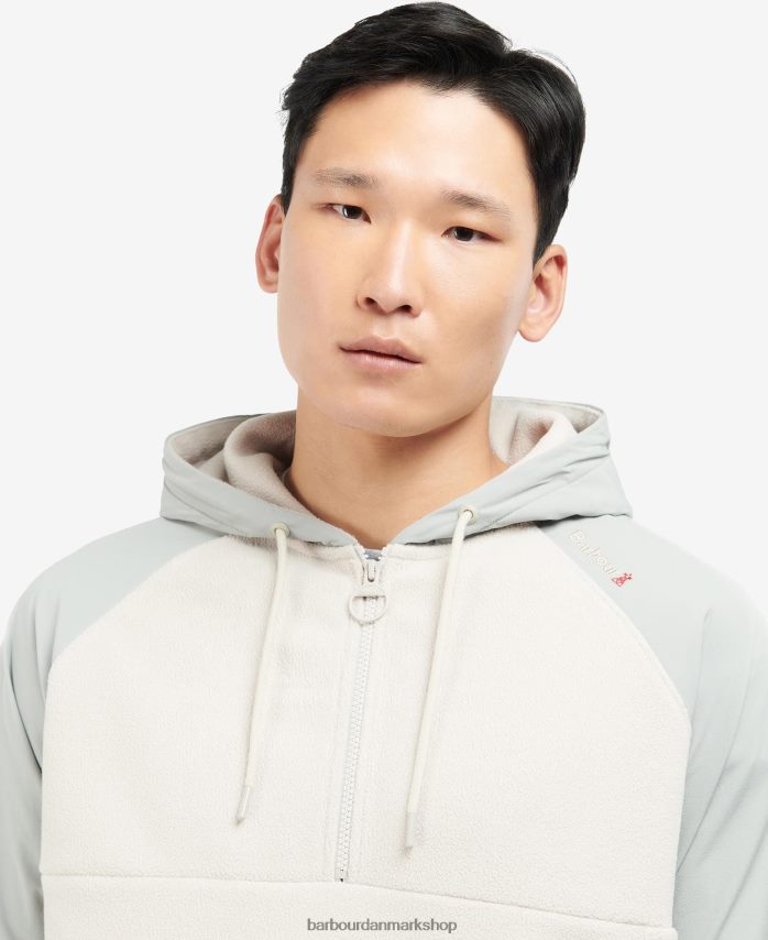 paloma newfield fleece-hættetrøje med halv lynlås BR2BR21132 Mænd Barbour tøj