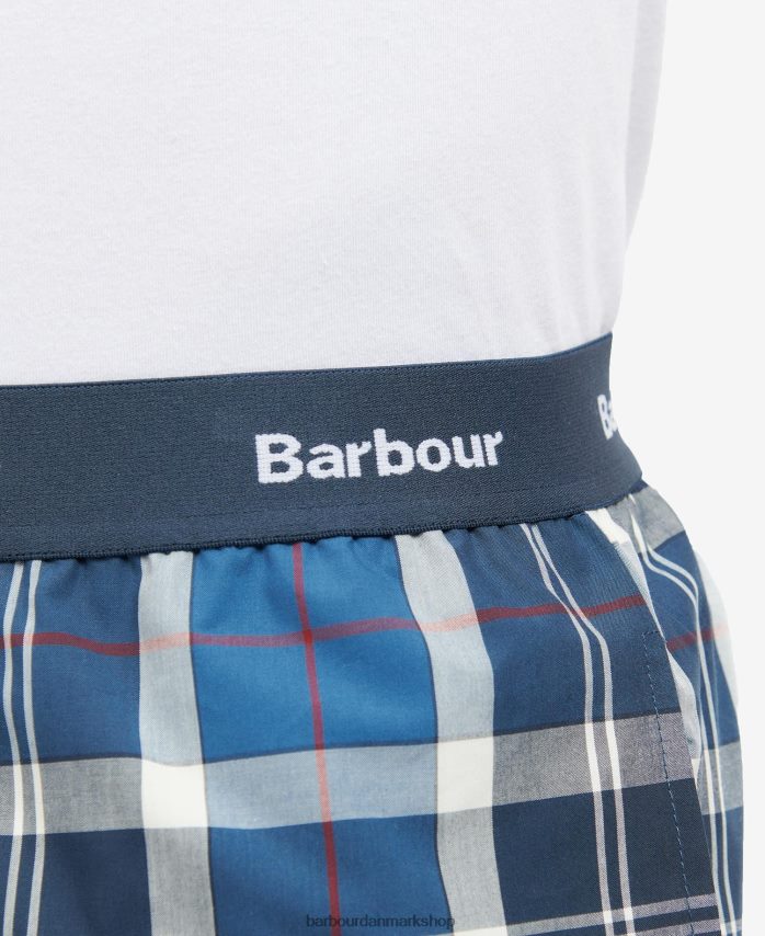 sommer navy tartan bailes pj sæt BR2BR21243 Mænd Barbour tøj