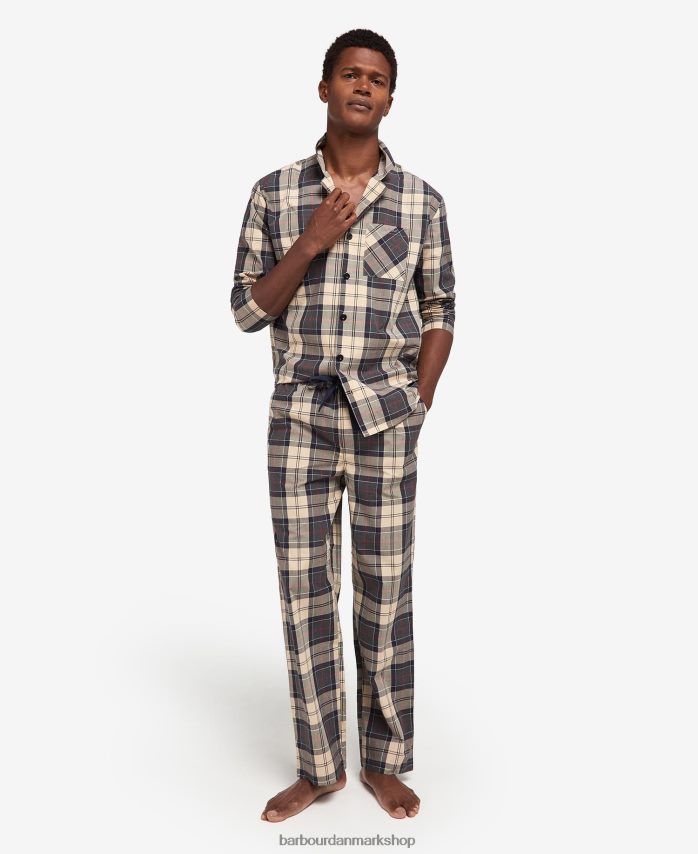 sommer navy tartan carlisle pj sæt BR2BR21242 Mænd Barbour tøj
