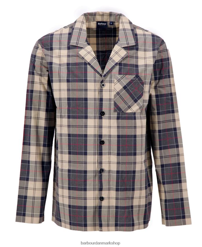sommer navy tartan carlisle pj sæt BR2BR21242 Mænd Barbour tøj