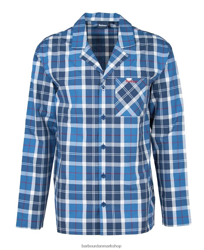 sommer navy tartan carlisle pj sæt BR2BR21244 Mænd Barbour tøj