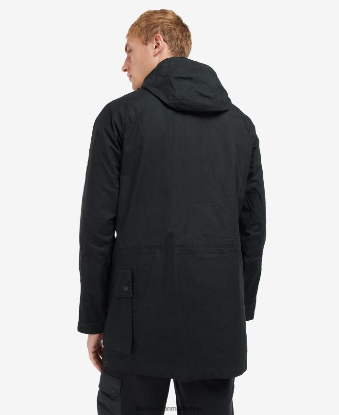 klassisk sort deal afslappet parka frakke BR2BR2176 Mænd Barbour tøj