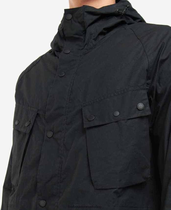 klassisk sort deal afslappet parka frakke BR2BR2176 Mænd Barbour tøj