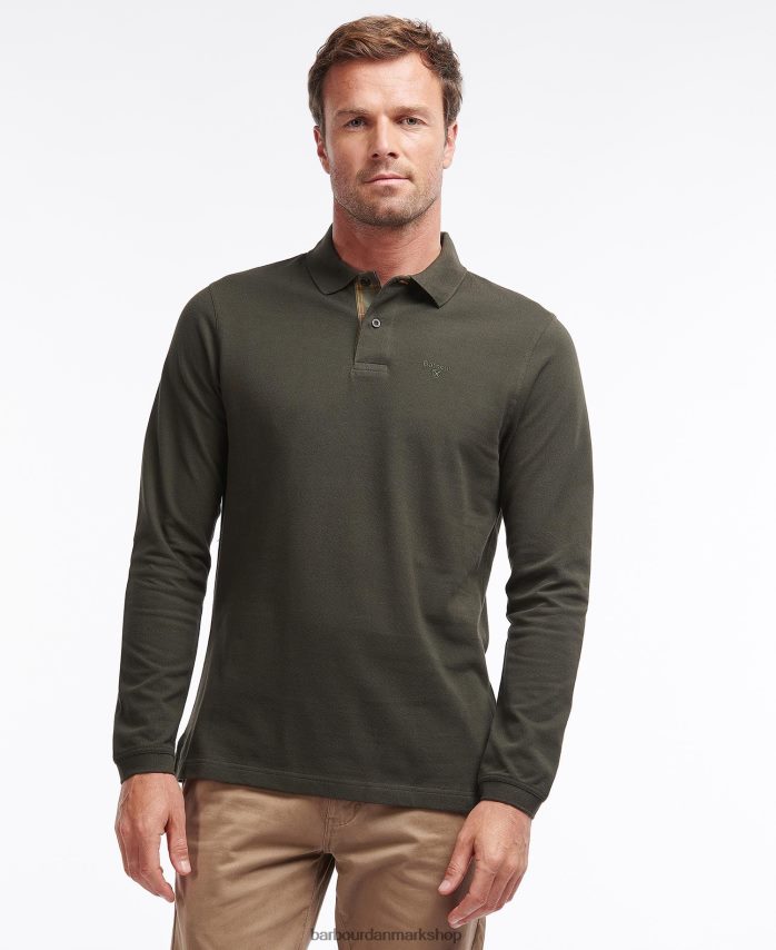 Skov essentiel langarmshirt-sport BR2BR2552 Mænd Barbour tøj