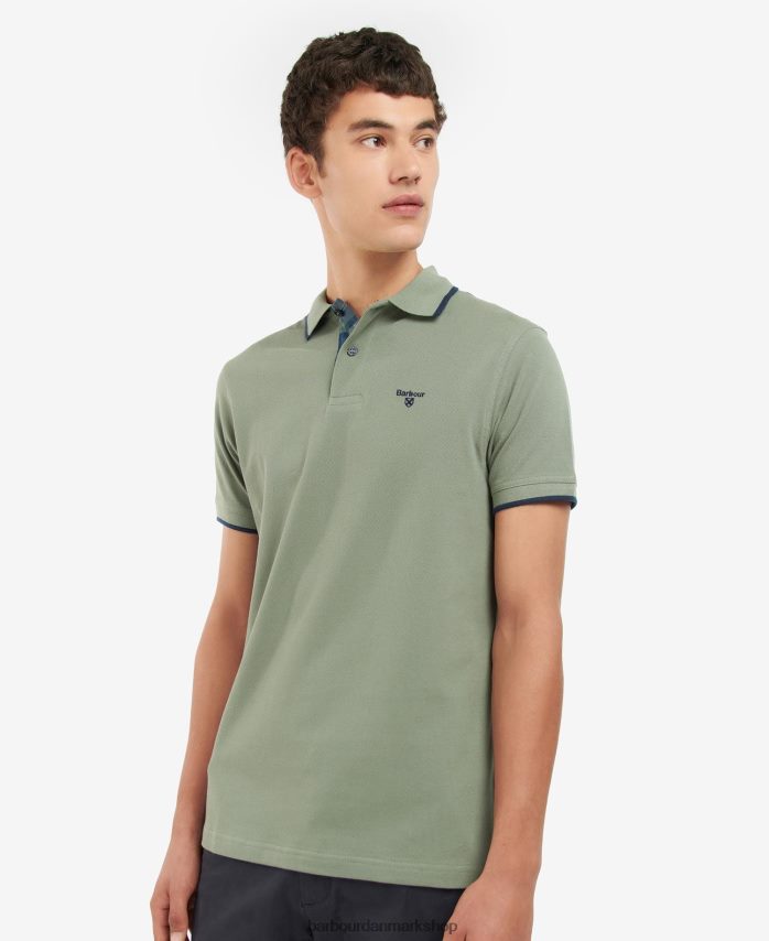 agave grøn easington poloshirt BR2BR2687 Mænd Barbour tøj