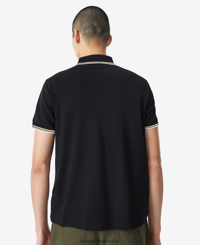 arkiv oliven rytter tippet poloshirt BR2BR2646 Mænd Barbour tøj