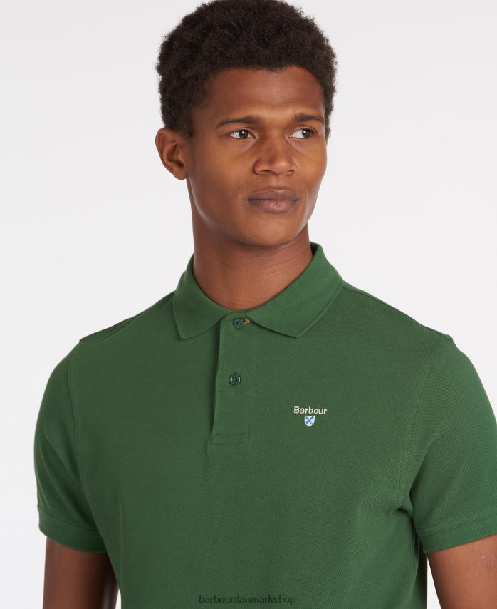 atlantisk blå sports polo shirt BR2BR2567 Mænd Barbour tøj