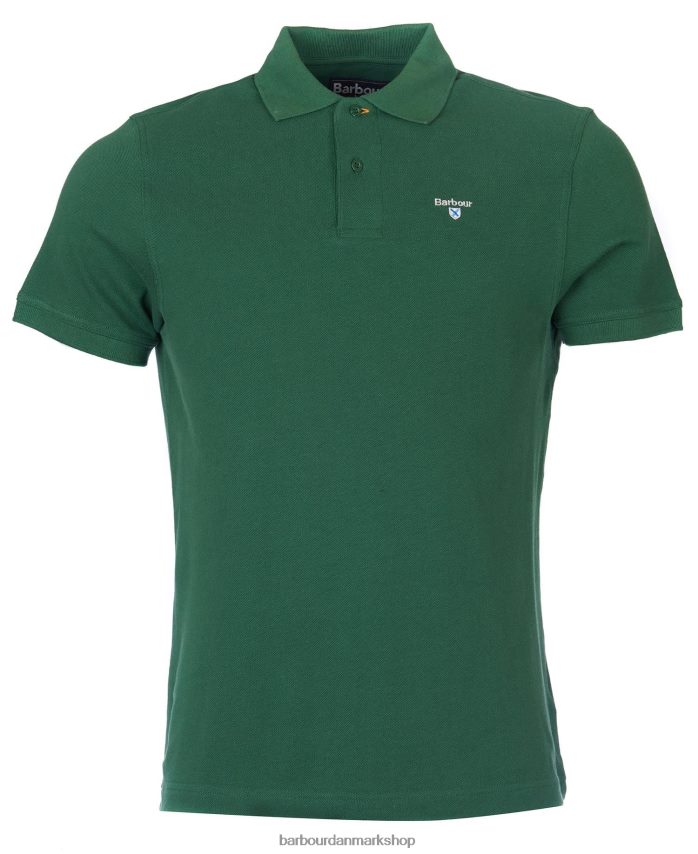 atlantisk blå sports polo shirt BR2BR2567 Mænd Barbour tøj