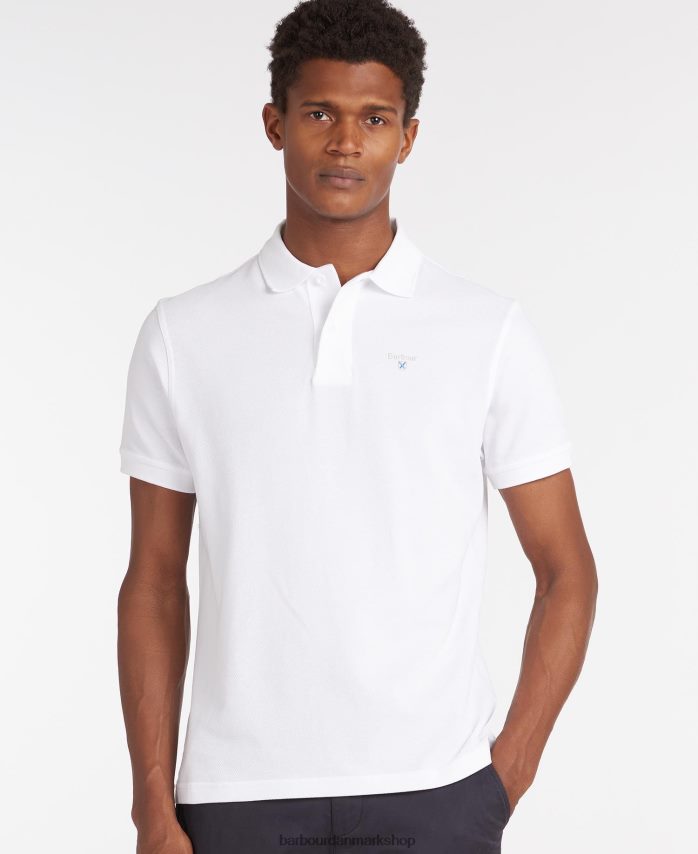 atlantisk blå sports polo shirt BR2BR2576 Mænd Barbour tøj