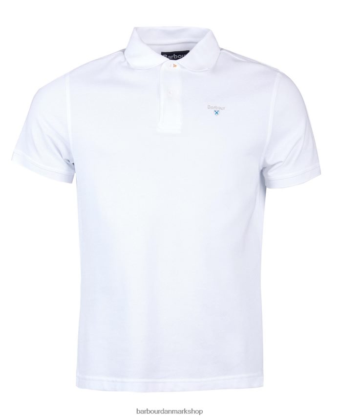 atlantisk blå sports polo shirt BR2BR2576 Mænd Barbour tøj